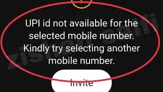 IPPB Mobile banking Fix UPI id not available for the selected number Problem Solve