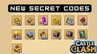 5 New Secret Codes / %100 Working Free Rewards 😍 😍 / Castle Clash