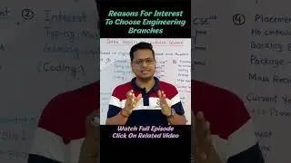 engineering branch selection #shorts #engineering