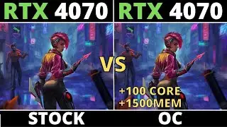IS IT WORTH IT TO OVERCLOCK RTX 4070? OC VS STOCK BENCHMARK