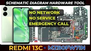 Redmi 13C MZB0FW7IN No Network & No Service problem solution | Schematic Diagram | DMR SOLUTION