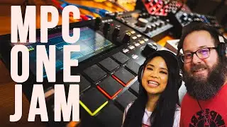 MPC One Jam from Scratch with analog synths - Making a beat