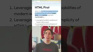 Make sense to start with HTML 