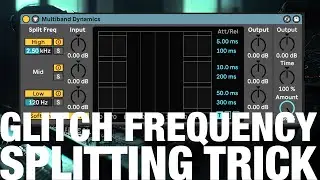 Frequency splitting trick in Ableton, how to work with loops