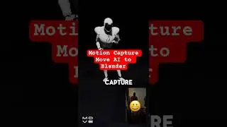 Motion Capture with Move AI with Blender x Clo3d #animation #mocapanimations #3danimation #mocap