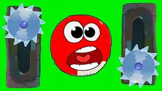 Несносный КРАСНЫЙ ШАР спасает деревню. Серия 3. Мультик ИГРА Red Ball Underground на Игрули TV