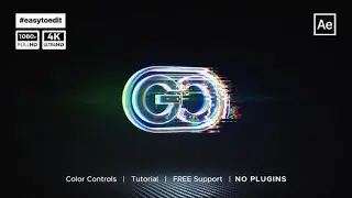 Glitch Logo Reveal | After Effects Template