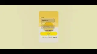 Login Form Design using Html and Css UI design