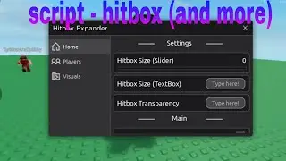 Roblox Hitbox Script | HitBox Expander/Speed/Inf Jump/Pov and More! | •Works in any Games•