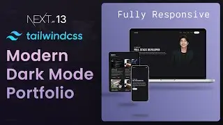 Build Modern Responsive Portfolio using Nextjs 13 and Tailwind CSS