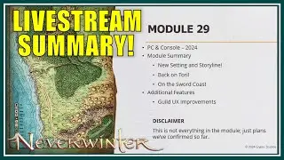 DEV NEWS: Deca, Mod 29, Guilds, Battle Pass, Celestial Enchants, Timeline Slides! - Neverwinter
