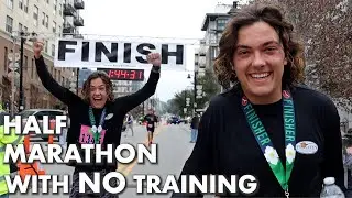 Running A Half Marathon With ZERO Running Experience | Half Marathon Training