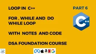 Loop in C++ | While Loop | For Loop | Do While Loop | With Notes and Code