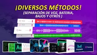 EXTRACCIÓN DE ACAPELLAS E INSTRUMENTOS - DIVERSOS MÉTODOS | Tutorial bien explicado