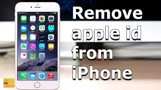 How to remove apple id from iPhone | [COMPLETELY REMOVE]