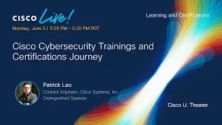 Cisco Cybersecurity Trainings and Certifications Journey