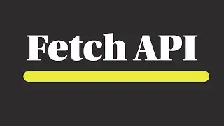 How to Get Data From API Using Fetch
