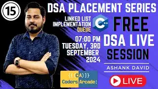 Mastering DSA in C++ for Placements | Session 15 : Linked List implementation of QUEUE