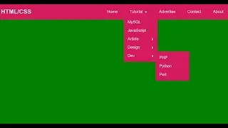 How To Create Dropdown Menu Using HTML And CSS | HTML CSS Tutorial in Hindi
