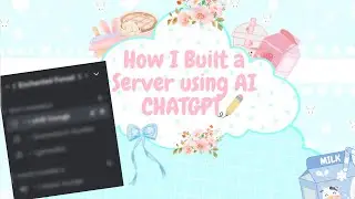 How I Built a Discord Server using AI CHATGPT | Easy Guide