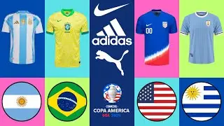 Copa America 2024 All Teams Kits | Copa America 2024 Jerseys | FootWorld 2.0