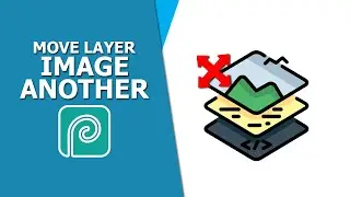 How to move layer in photopea from one image to another