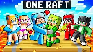 Surviving ONE LAVA RAFT With MY CRAZY FAN GIRLS!