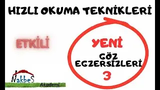 Hızlı Okuma Teknikleri - Göz Egzersizleri 3
