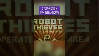 STOP-MOTION VFX Compositing - From "Not a Robot" #vfx #compositing⁠ #bts #stopmotion #animation