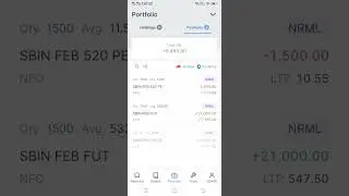 Part 2. SBIN CE 530 Buy Back @ 30 which was Sell @ 23.3 & Sbin PE 520 buy @ 11.55 for hedging.