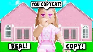 I COPIED PEOPLE'S HOUSES ON BLOXBURG.. they got mad! (Roblox Roleplay)