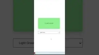 Select Color html css and JavaScript | Creative JS Coder