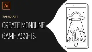 Create Monoline Game Assets that look great!