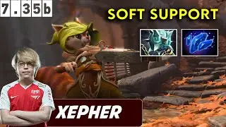 Xepher Hoodwink Soft Support - Dota 2 Patch 7.35b Pro Pub Gameplay