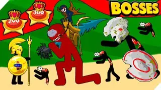 299-300 Boss LVL БЕШЕНЫЙ ВРАГ! МАКСИМАЛЬНЫЙ УРОВЕНЬ! Stick war legacy