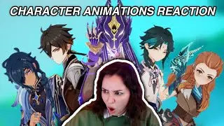Dish Reacts to the NEW Genshin 4.0 Character Animations
