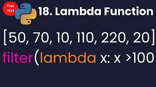 Lambda Function in Python | Anonymous Function