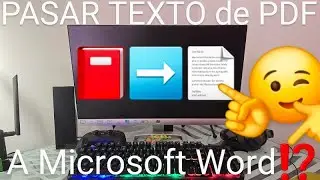 📝👈📕 Como COPIAR y PEGAR de PDF a WORD FÁCIL y RÁPIDO