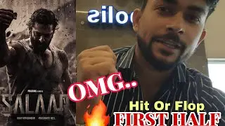 SALAAR FIRST HALF REVIEW 🔥😱😬|| SALAAR || SALAAR PUBLIC REACTION || SALAAR VS DUNKI