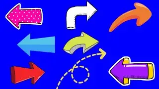 10 Awesome Arrow Overlays Animation effects green screen♏