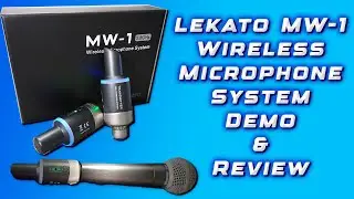 Lekato MW-1 5.8 GHz Wireless Microphone System Demo & Review