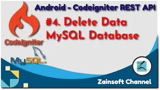 #4 Android REST API - Delete Data MySQL Database
