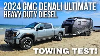 Enough Truck? 2024 GMC Denali HD Duramax Towing the Palomino PAUSE!