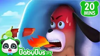 Run! A Snowman Monster | Baby Panda's Magic Bow Tie | Magical Chinese Characters | BabyBus