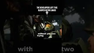 Dialogue blooper left in the game😂