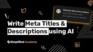 Write Meta Titles for your website using AI: SEO for Beginners