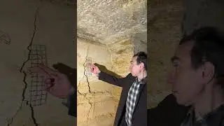 Рисунок Шахтера и пилы в катакомбах