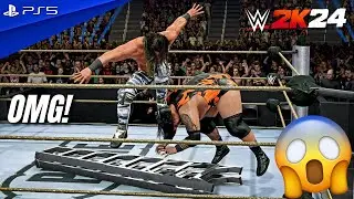 WWE 2K24 - Seth Rollins vs. Bronson Reed - Full Match at Bash in Berlin | PS5™ [4K60]