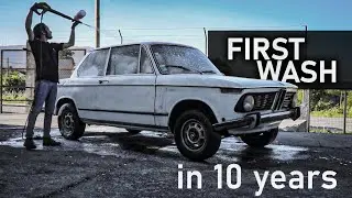 First Wash in 10 Years | BMW 2002 Barn Find #2