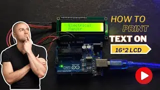 how to print text on 16*2 lcd display || arduino projects
